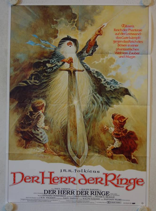 The Lord of the Rings re-release german movie poster